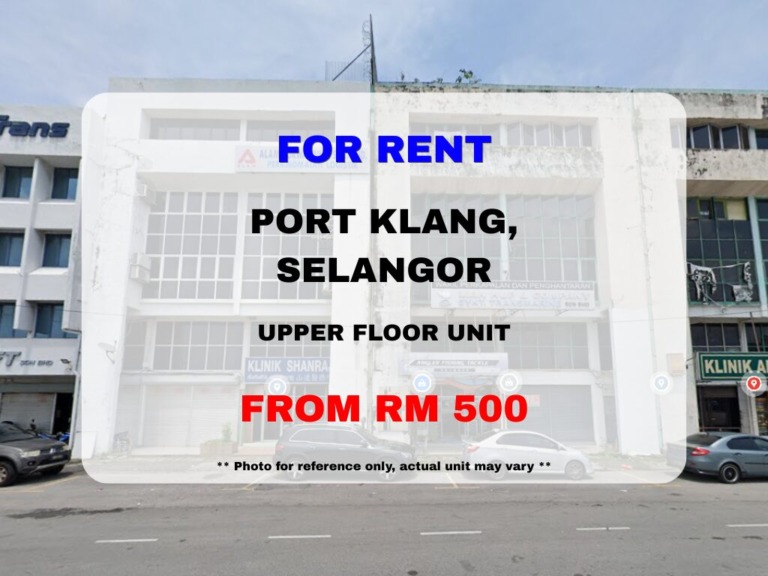 Port Klang ⭐ Upper Floor Units for Rent